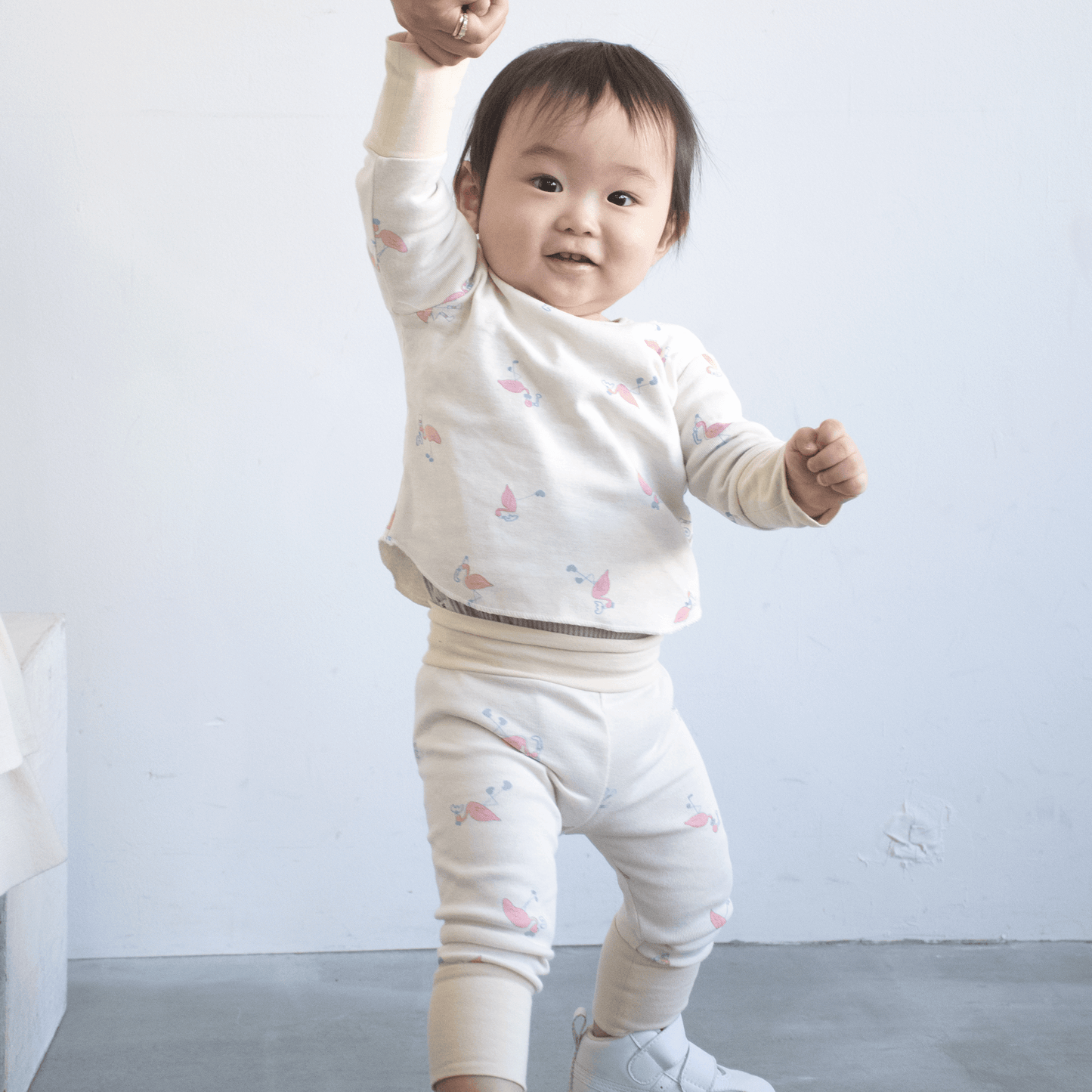 2way cotton cardigan(flamingo)