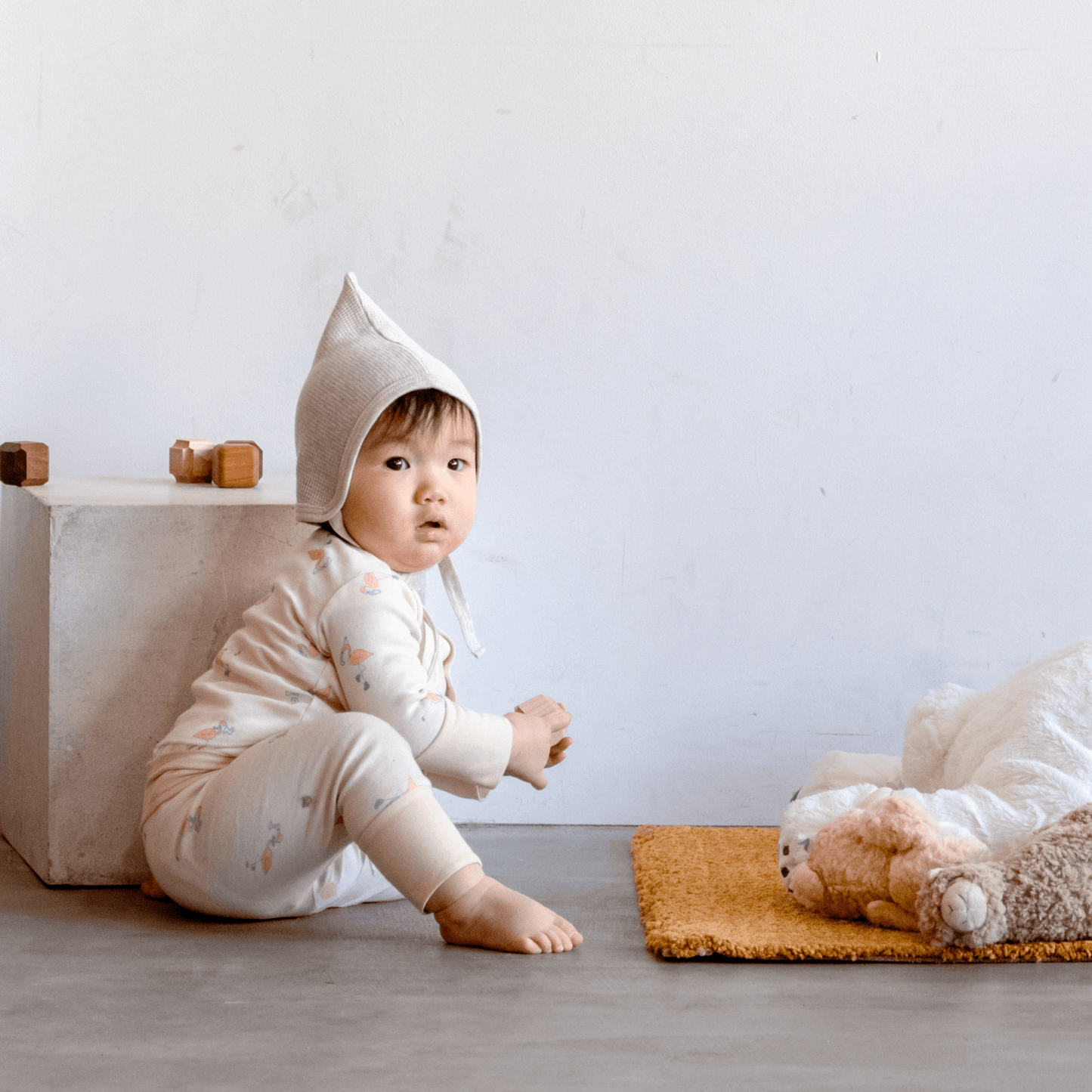 2way cotton cardigan(flamingo)