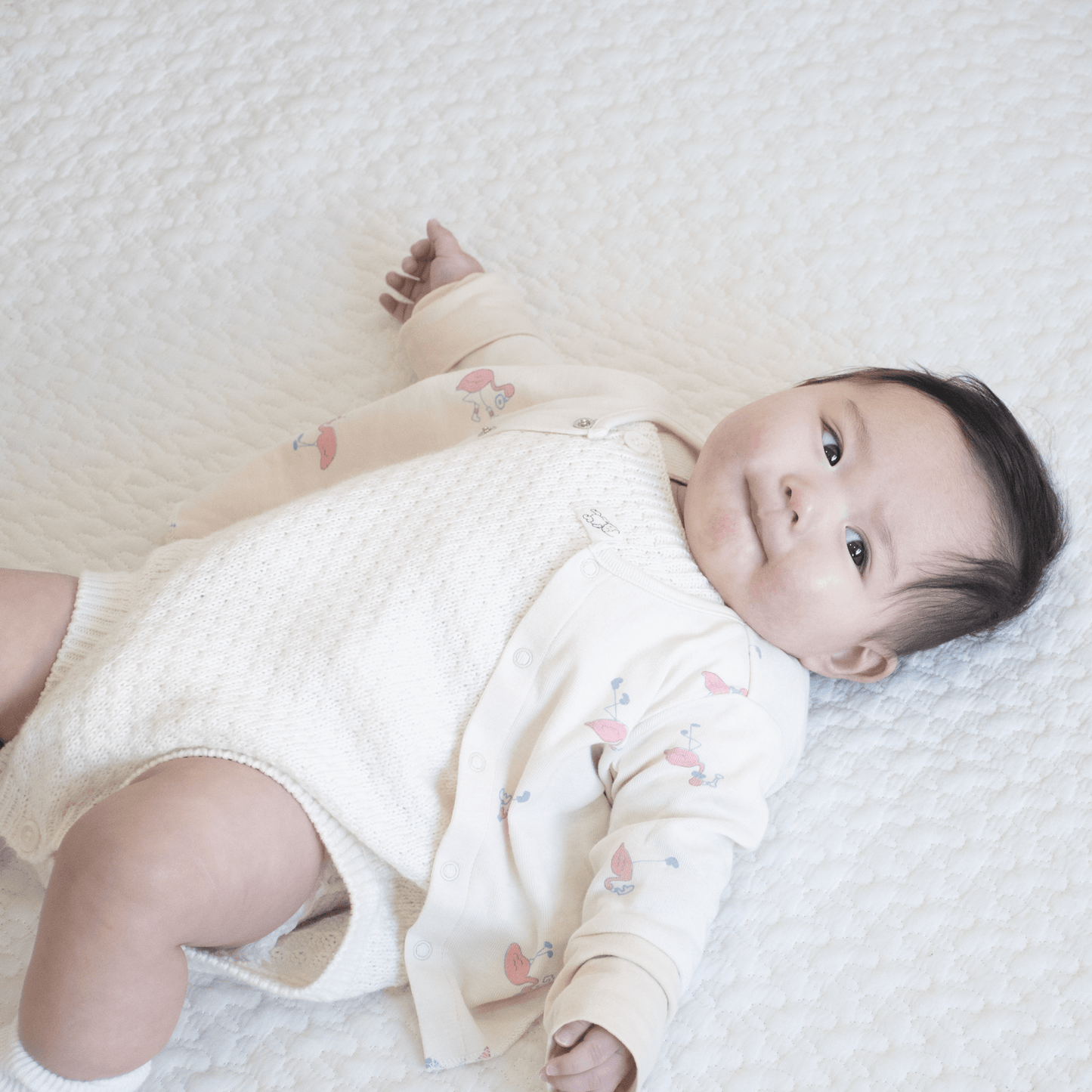 2way cotton cardigan(flamingo)