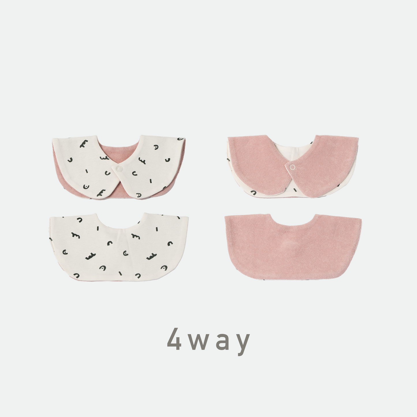 Logo 4way bib (strawberrymilk )