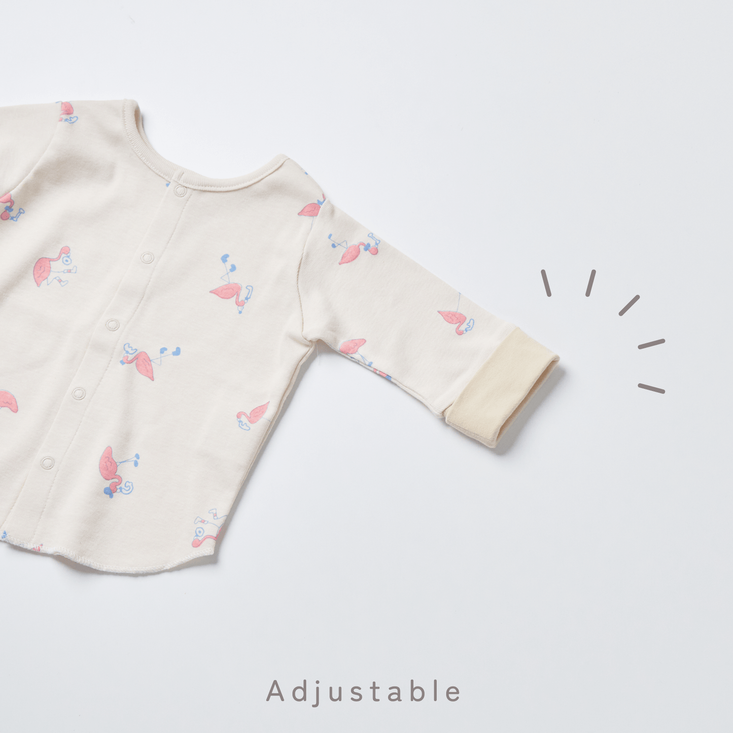 2way cotton cardigan(flamingo)