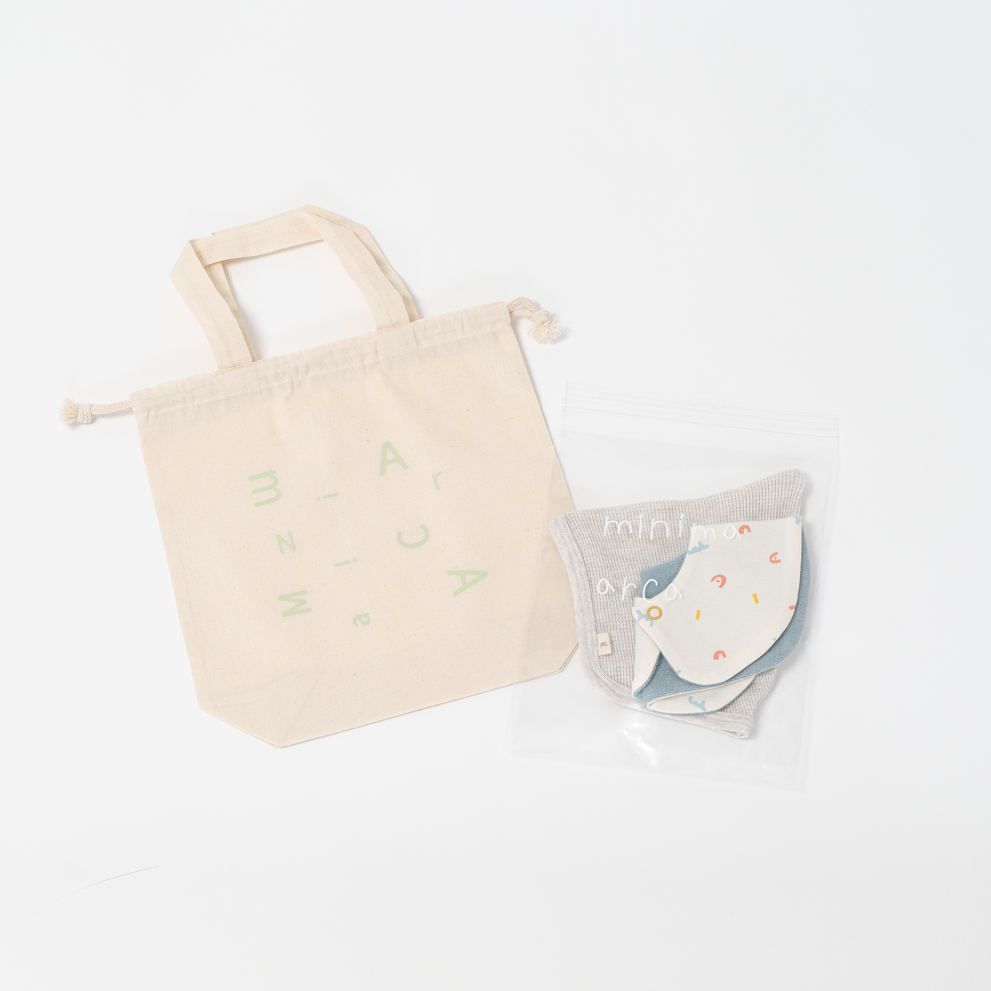 GIFT SET_Bonnet &Bib (blue)