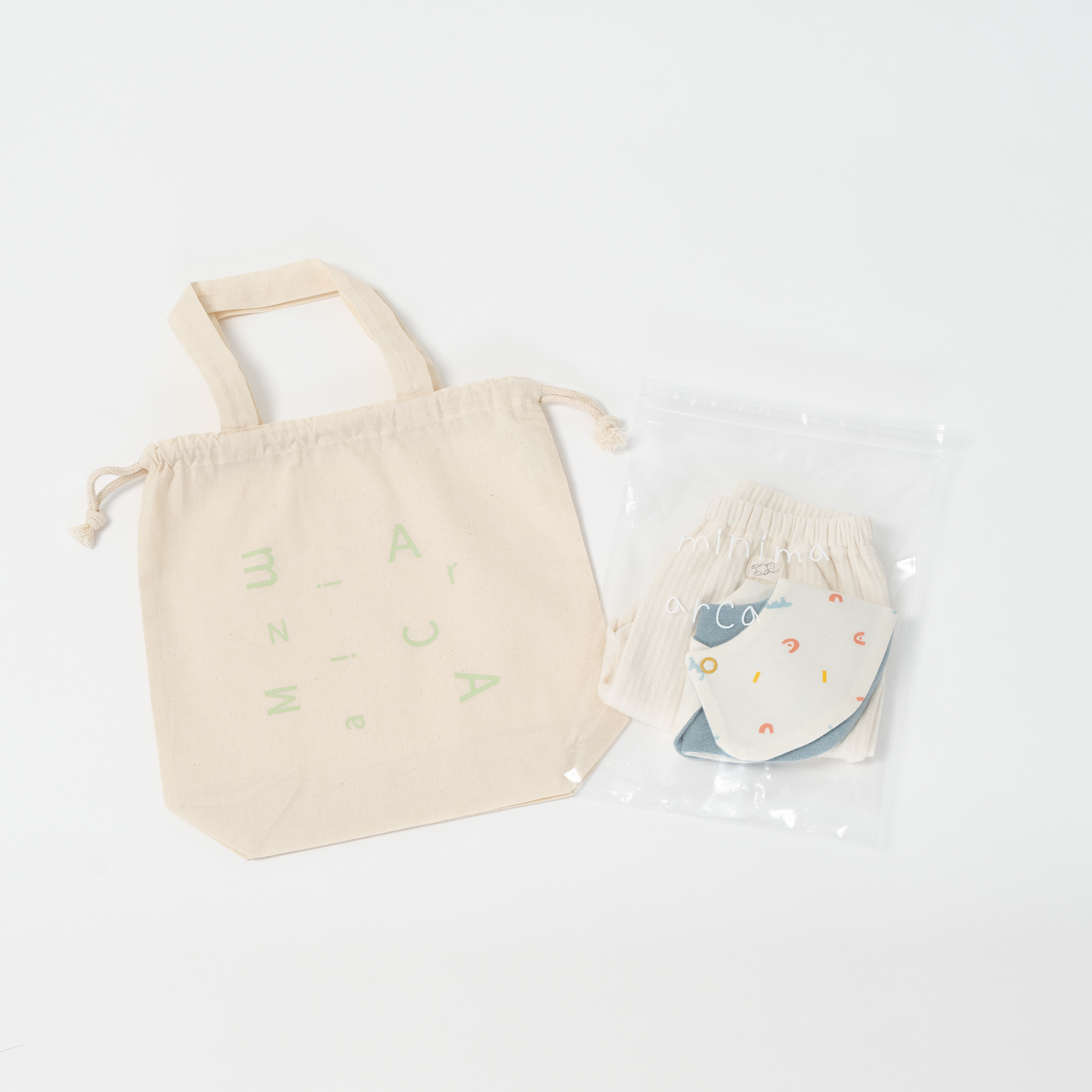 GIFT SET_Bloomers & Bib (blue)