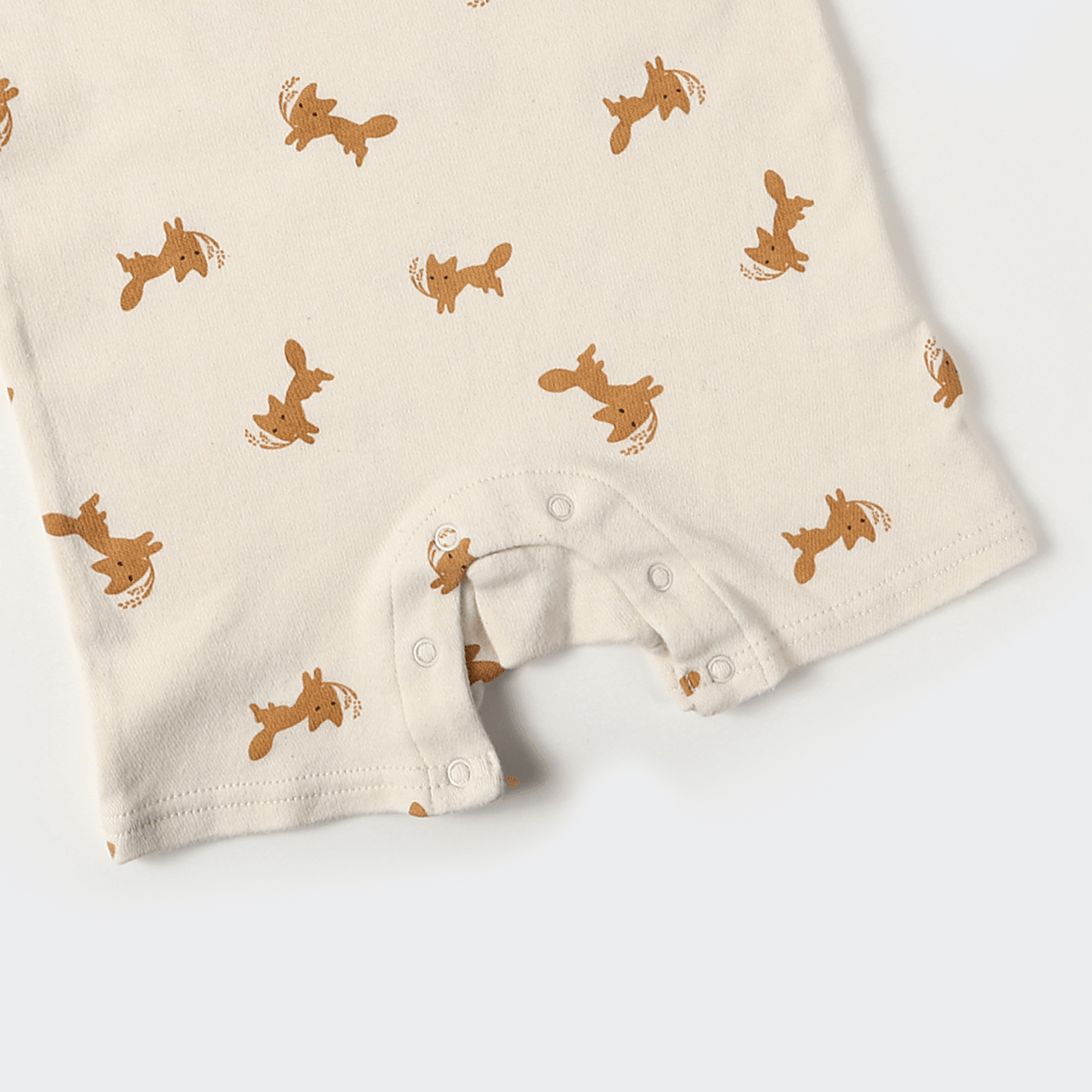 Fox and wheat rompers(ivory)