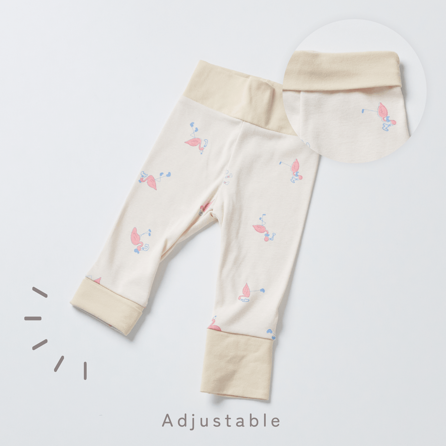 Cotton leggings(flamingo)