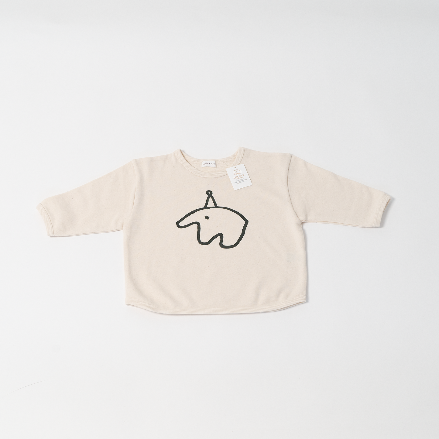 The elephant big sweatshirt (creme brulee)