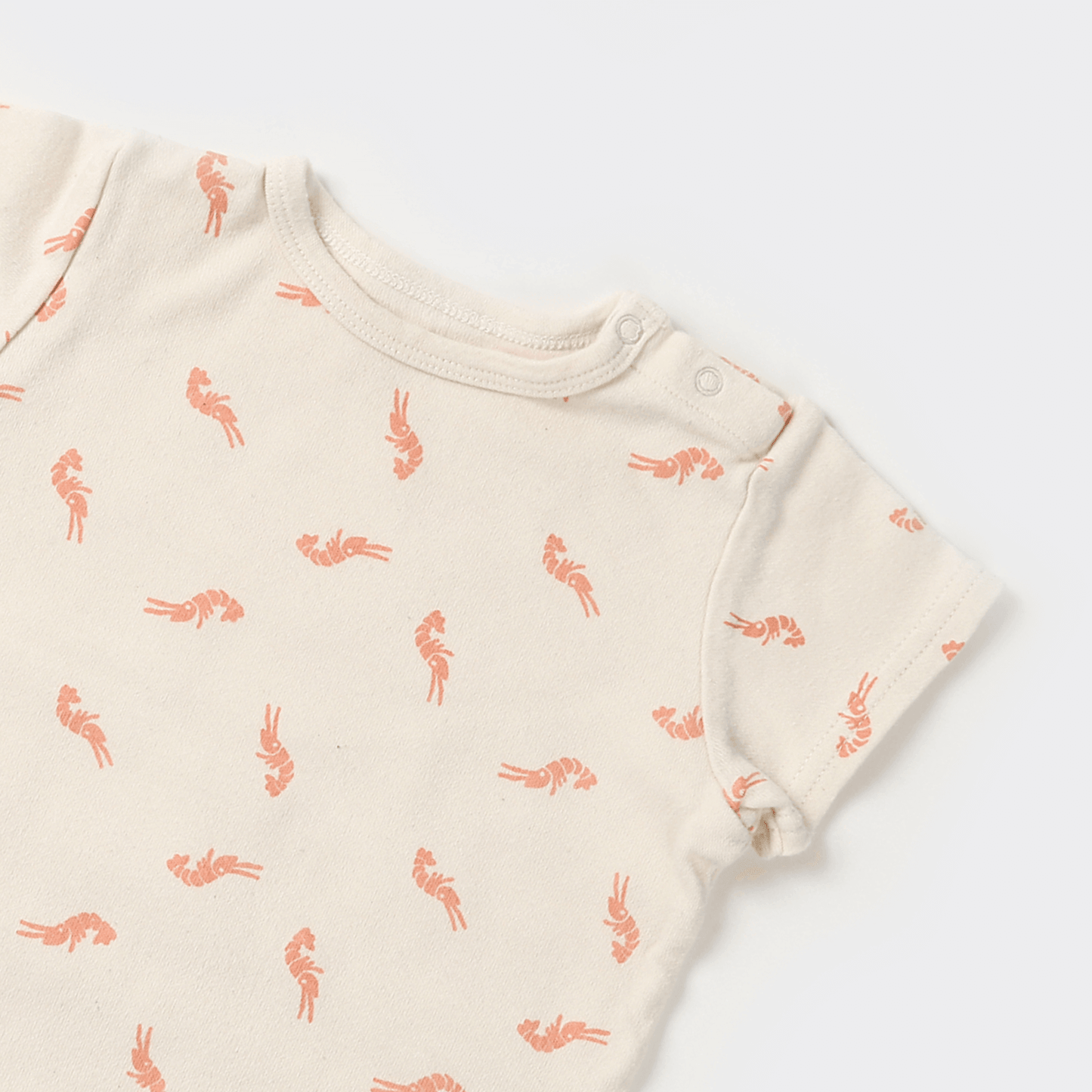 Shrimp tee shirt(pink)